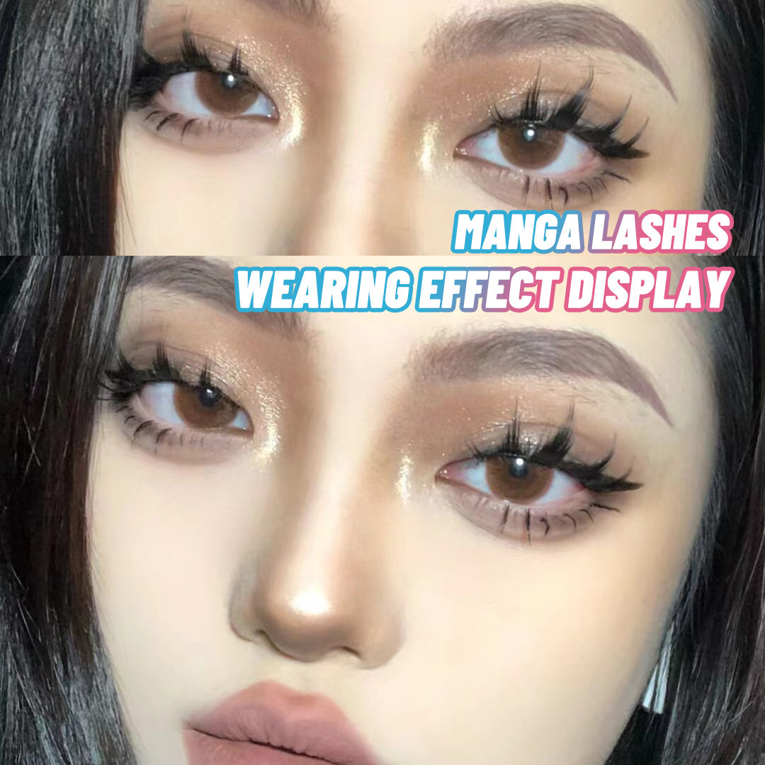 5 Pairs Manga Lashes New Arrival Anime Cosplay Natural Wispy Korean Ma