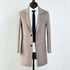 Double-faced Woolen Goods Wool Overcoat Mid-length Herringbone Pattern Handsome Jacket shopluxelook.store