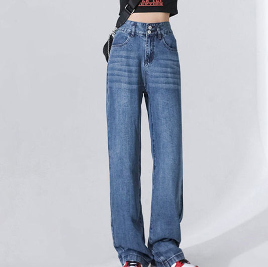 Thin And Lightweight Tencel Soft Jeans For Women