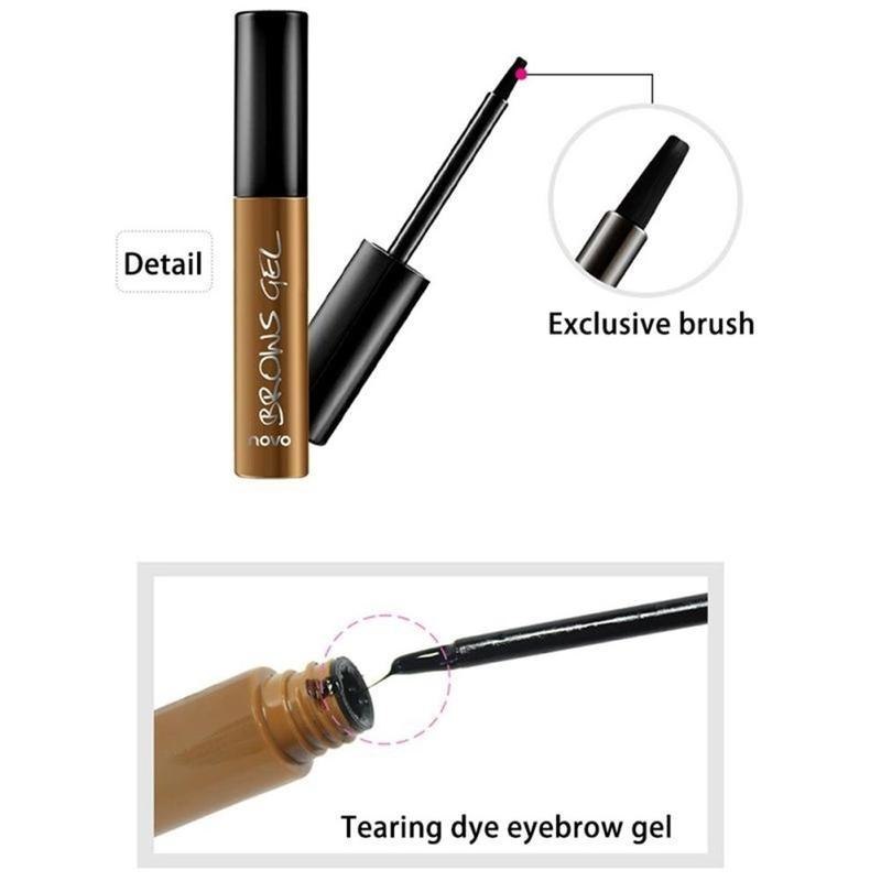 Peel Off Brown Black Eye Brow Tattoo Tint Waterproof Long-lasting Prof