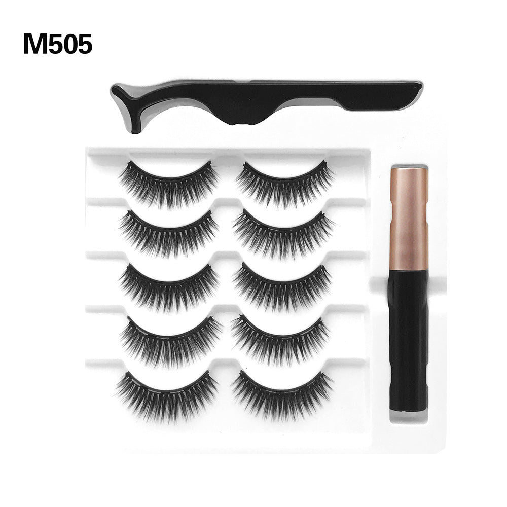 Magnetic False Eyelashes Five Pairs Of Mixed