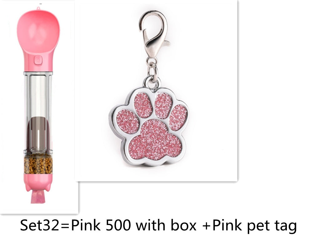 pet multifunctional water cup-Pet multifunctional water cup Going with the dog-shopluxelook.store