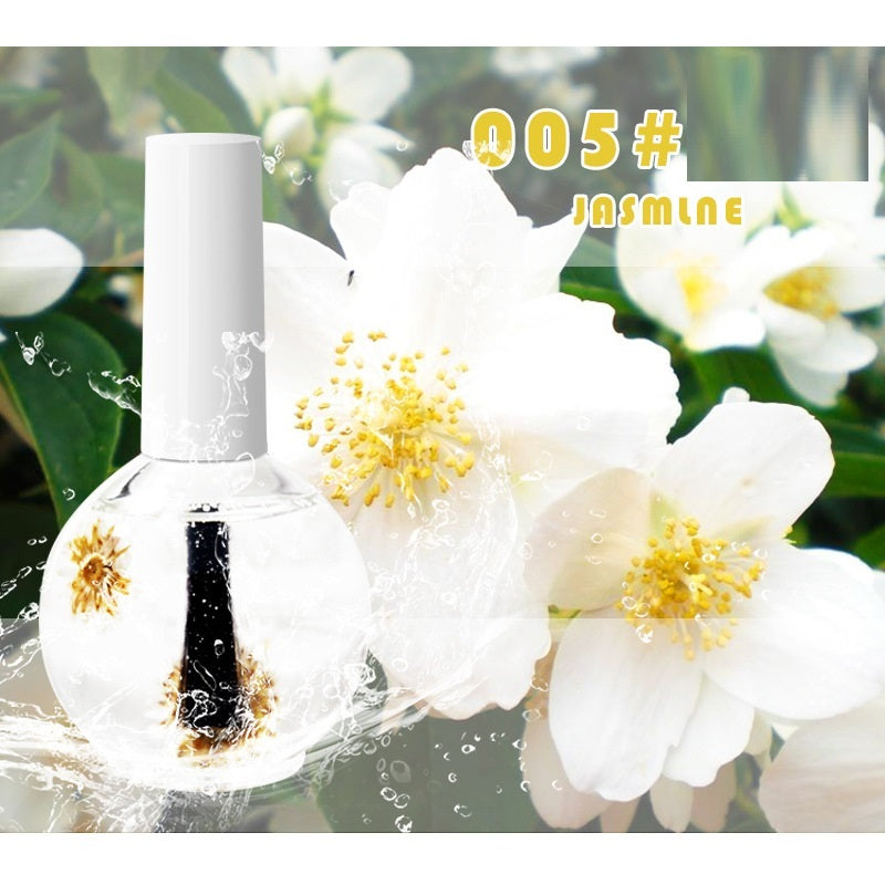 Nail Beauty Dried Flowers Nutrition Nail Treatment Oil Anti-agnail Nai