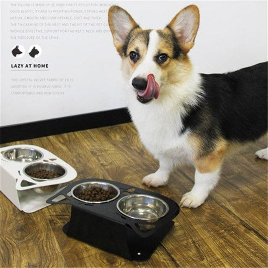 Anti-falling Cat Dog Feeding Water Bowl-shopluxelook.store