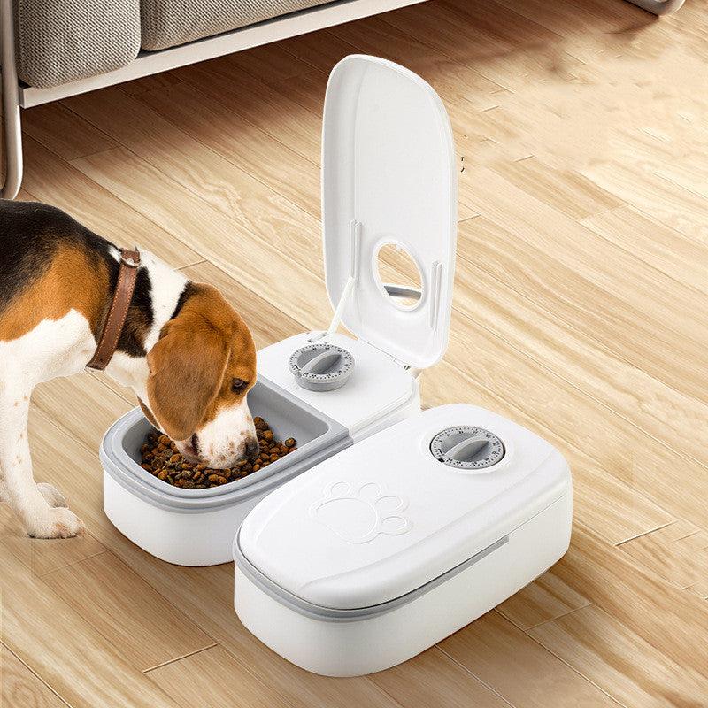 Automatic Pet Feeder Smart Food Dispenser For Cats Dogs Timer Stainless Steel Bowl Auto Dog Cat Pet Feeding Pets Supplies-shopluxelook.store