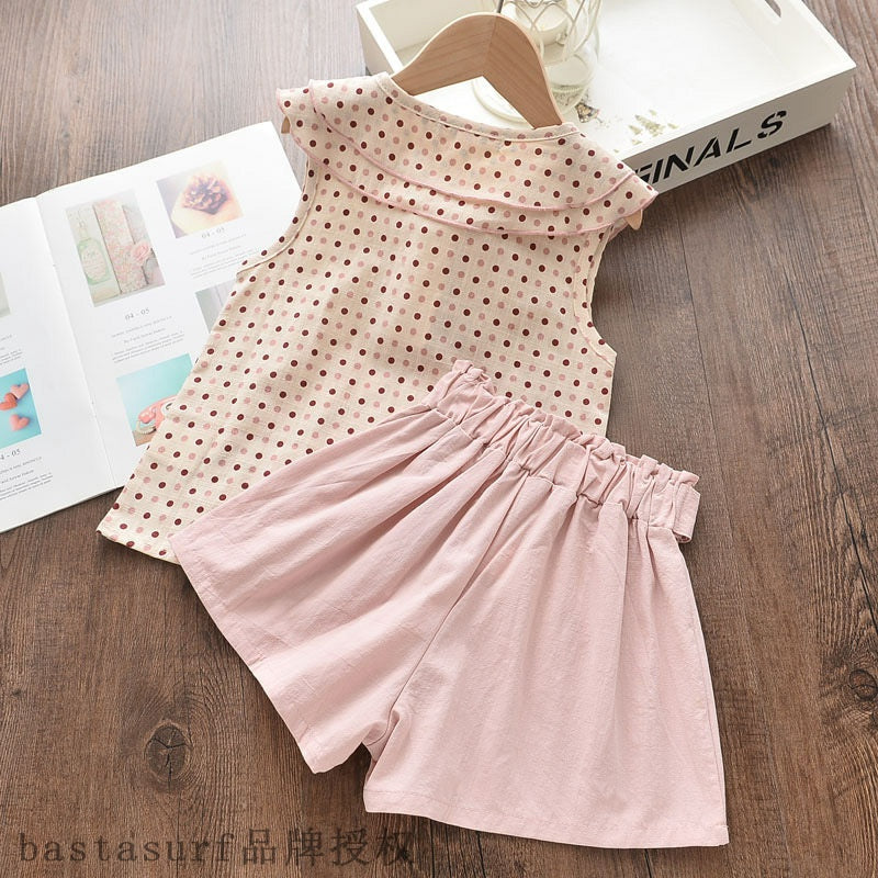 Chiffon Sling Two-piece Suit Cool Girl Suit With Hat-shopluxelook.store