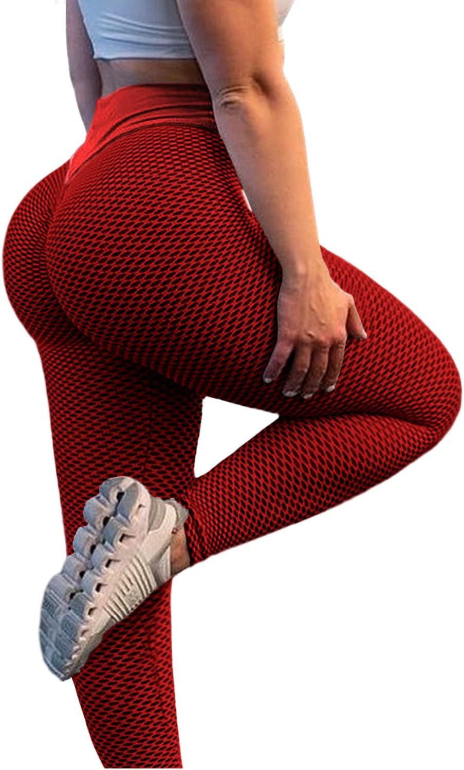 Christmas Leggings TIK Tok Leggings for Women Butt Lifting Sexy Textured Booty Tights High Waist Yoga Pants-shopluxelook.store