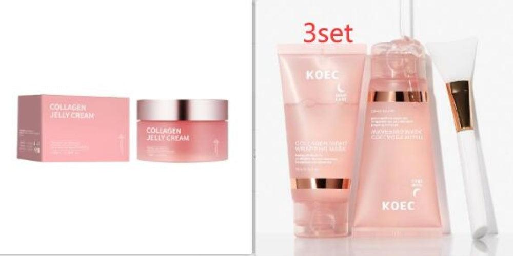 Collagen Jelly Face Cream Nicotinamide Gel Moisturizing And Brightening Facial Mask Anti-aging Shrinks Pores Jelly Cream Essence-shopluxelook.store