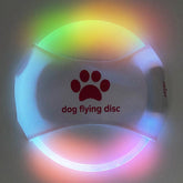 Dog Flying Discs Light Glowing LED LuminousTrainning Interactive Toys Game Flying Discs Dog Toy Pet Dog Accessories Pet Products-shopluxelook.store