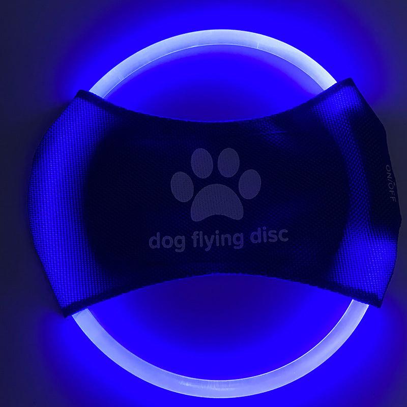 Dog Flying Discs Light Glowing LED LuminousTrainning Interactive Toys Game Flying Discs Dog Toy Pet Dog Accessories Pet Products-shopluxelook.store