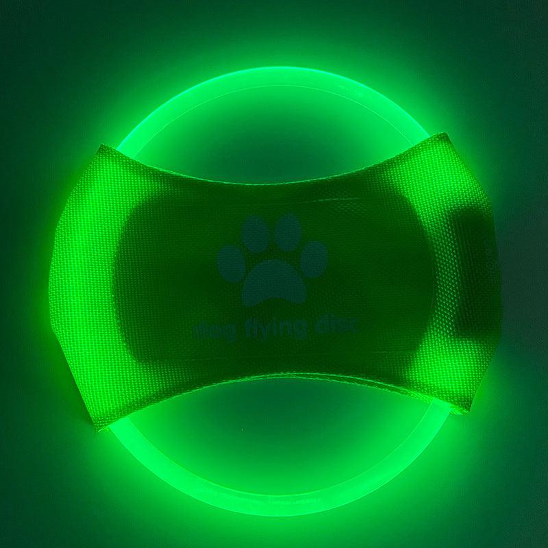 Dog Flying Discs Light Glowing LED LuminousTrainning Interactive Toys Game Flying Discs Dog Toy Pet Dog Accessories Pet Products-shopluxelook.store