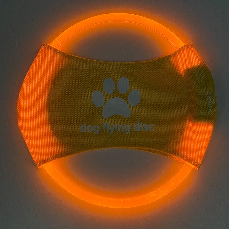 Dog Flying Discs Light Glowing LED LuminousTrainning Interactive Toys Game Flying Discs Dog Toy Pet Dog Accessories Pet Products-shopluxelook.store