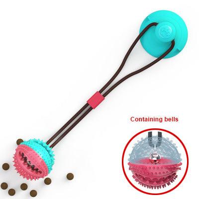 dog toys-Dog Toys Silicon Suction Cup Tug Interactive Dog Ball Toy For Pet Chew Bite Tooth Cleaning Toothbrush Feeding Pet Supplies-shopluxelook.store