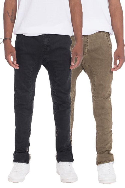 Drop Crotch Stretch Denim-shopluxelook.store