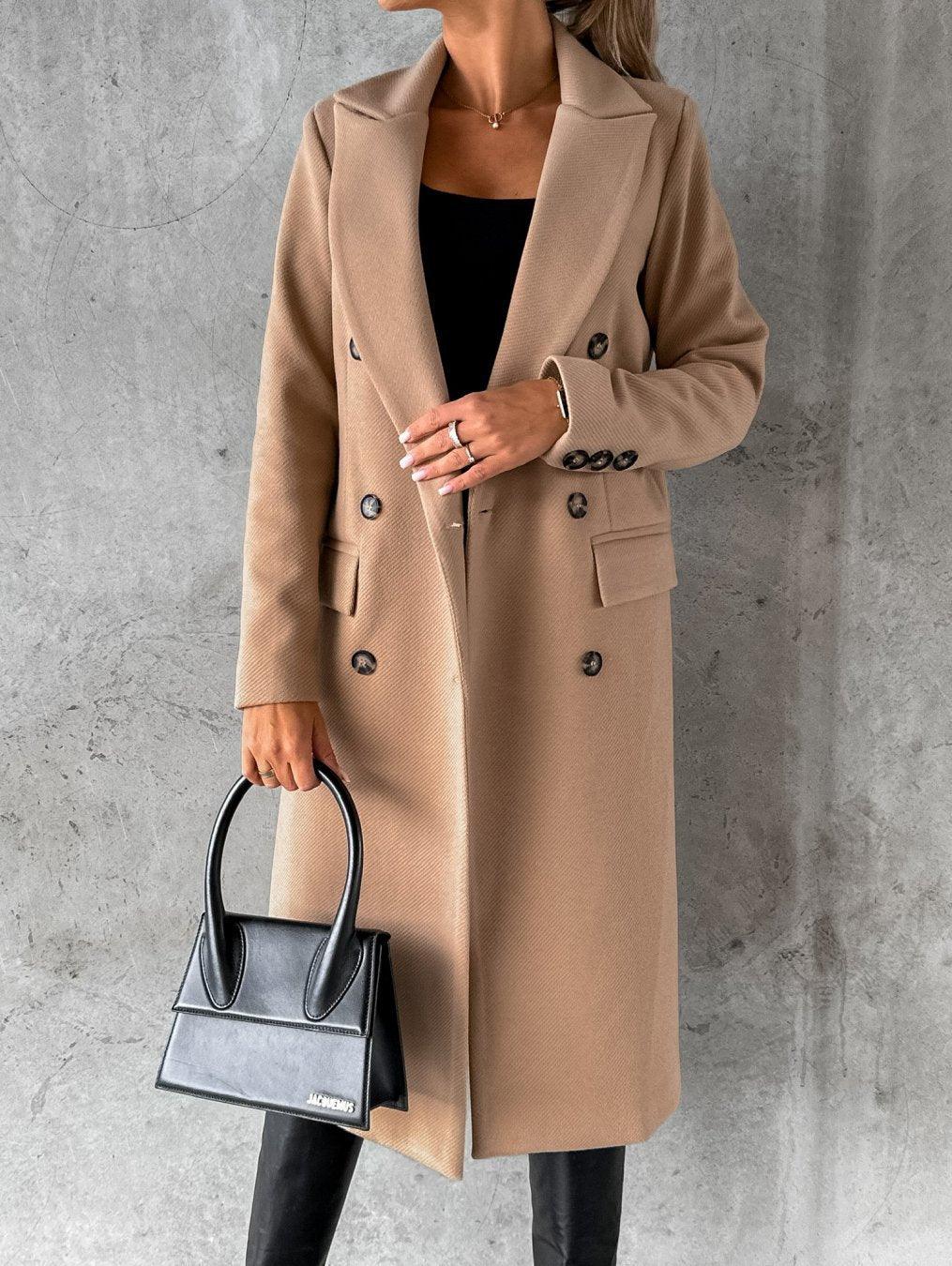 Fashion Casual Woolen Coat Women-shopluxelook.store