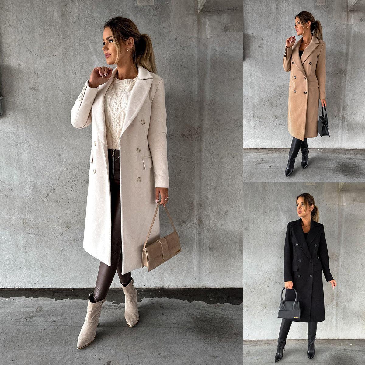 Fashion Casual Woolen Coat Women-shopluxelook.store