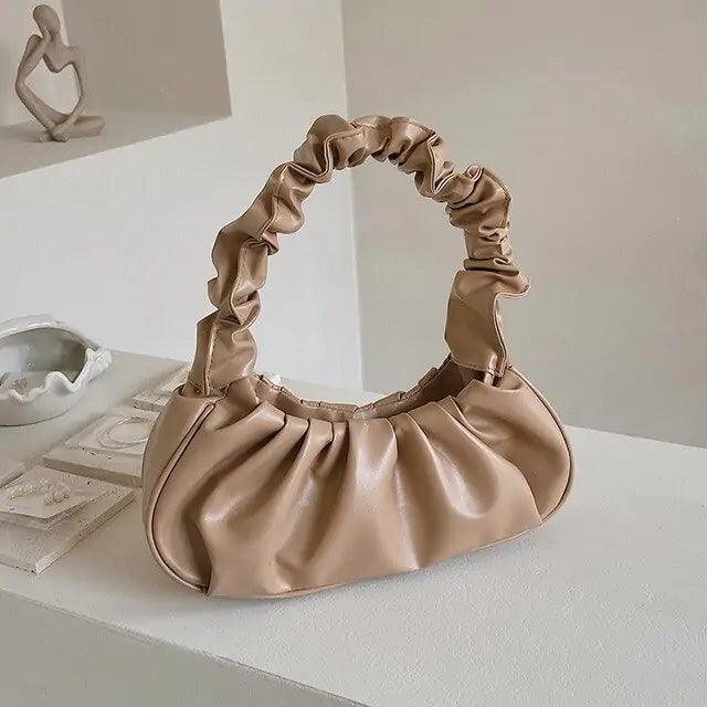 Fashion Cloud Pleated Handbags-shopluxelook.store