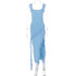 Female Summer Fashionable Stringy Selvedge Stitching Temperament Dress-shopluxelook.store