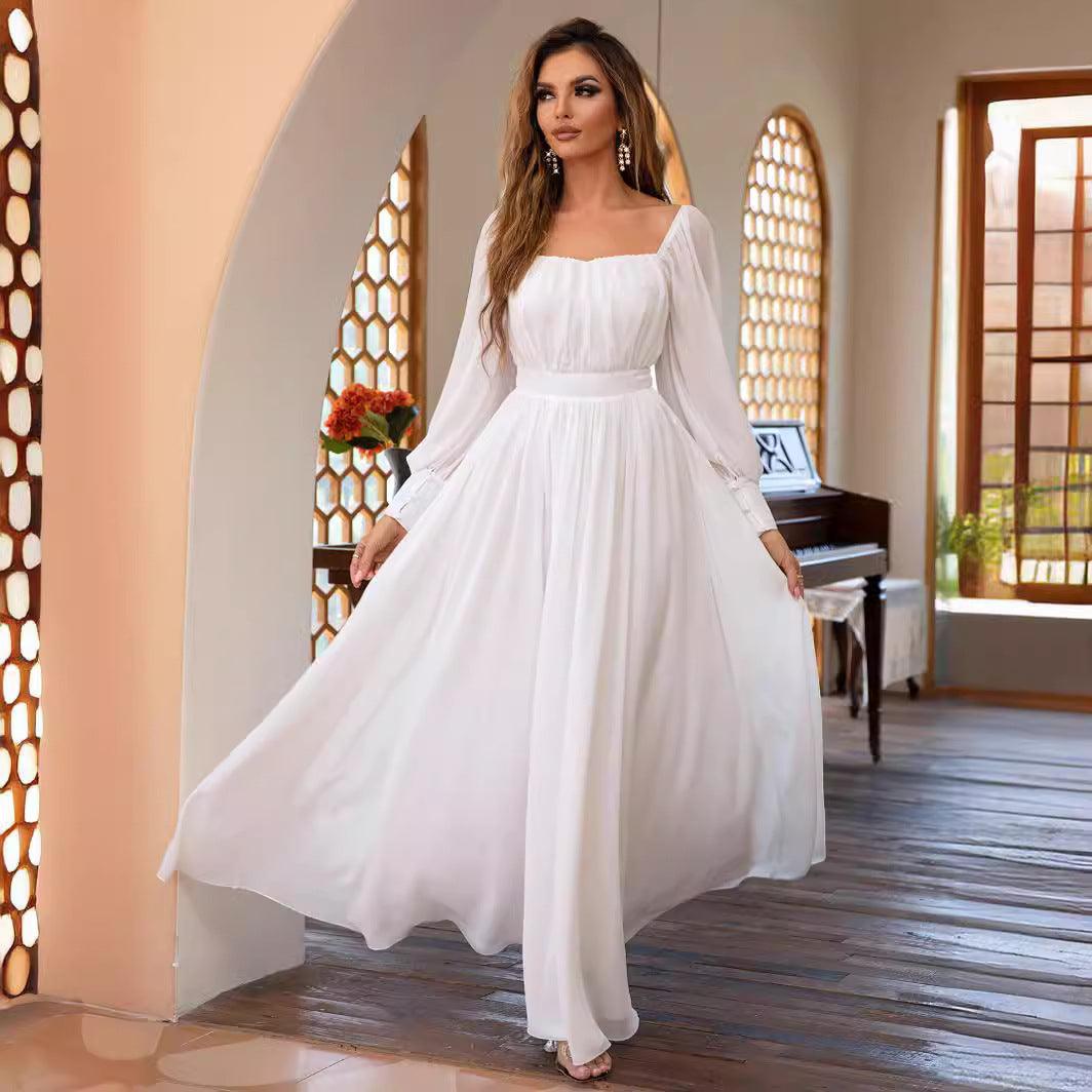 Gorgeous Simple Cute Fresh And Gentle Long Dress-shopluxelook.store