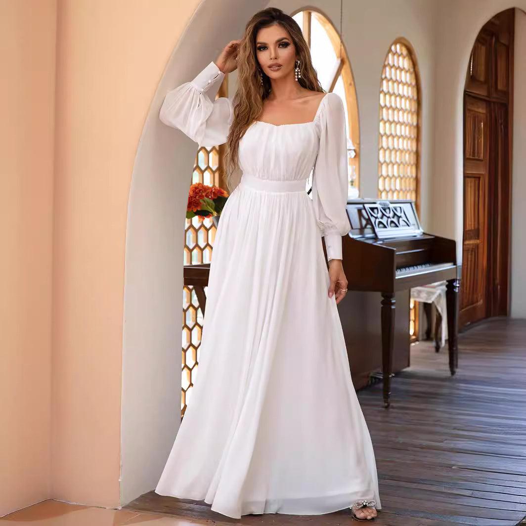 Gorgeous Simple Cute Fresh And Gentle Long Dress-shopluxelook.store