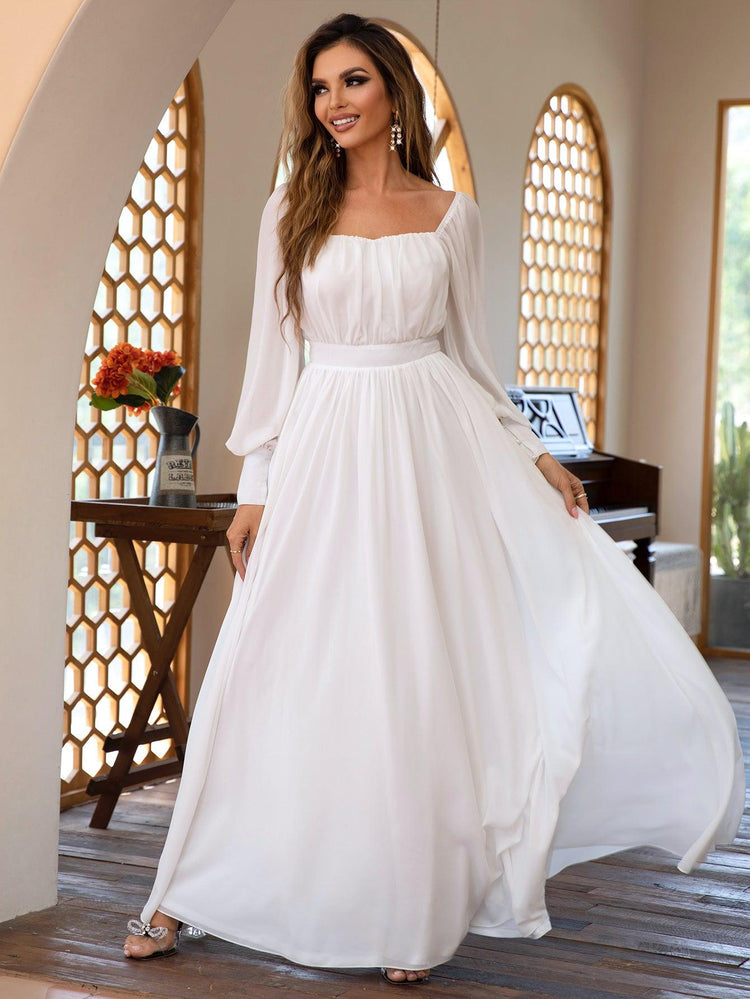 Gorgeous Simple Cute Fresh And Gentle Long Dress-shopluxelook.store