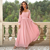 Gorgeous Simple Cute Fresh And Gentle Long Dress-shopluxelook.store