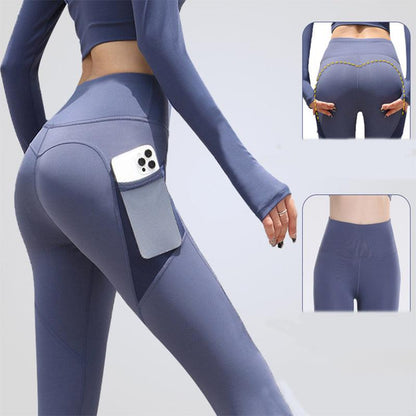 Gym Sport Seamless Leggings With Pockets Push Up High Waist Pants Women Fitness Running Yoga Pants Gym Sport Seamless Leggings-shopluxelook.store