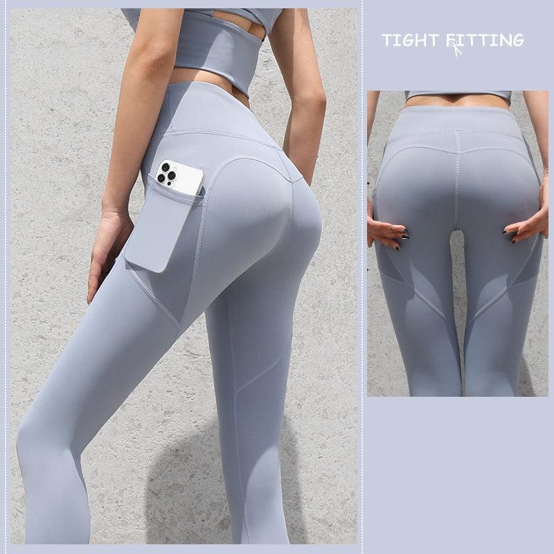 Gym Sport Seamless Leggings With Pockets Push Up High Waist Pants Women Fitness Running Yoga Pants Gym Sport Seamless Leggings-shopluxelook.store