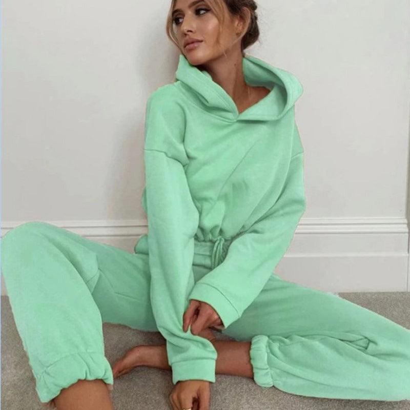 jogging suits for women-Jogging Suits for Women 2 Piece Sweatsuits Tracksuits Sexy Long Sleeve Hoodiecasual Fitness Sportswear-shopluxelook.store