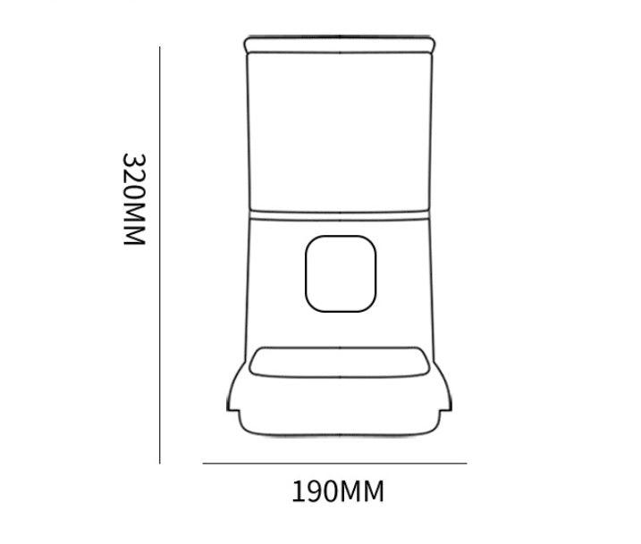 Pet Automatic Feeder Large Capacity Smart Voice Recorder APP Control Timer Feeding Cat Dog Food Dispenser With WiFi Pet Bowl-shopluxelook.store