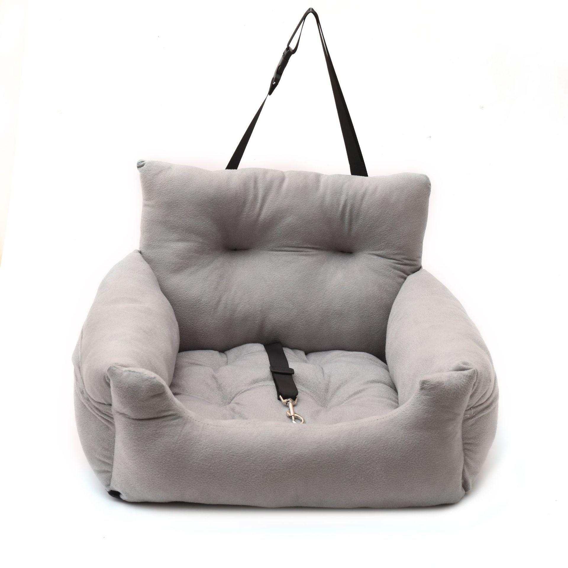 pet cathouse-Pet Cathouse Doghouse Car Sofa Pet Bed Co-driving Seat-shopluxelook.store