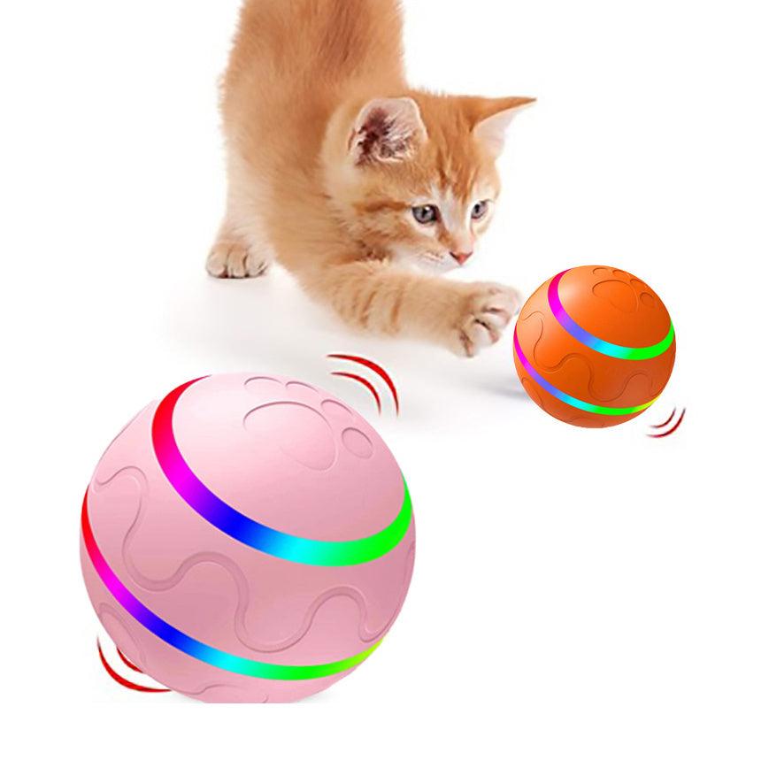 wicked ball toy-Pet New Cat Wicked Ball Toy Intelligent Ball USB Cat Toys Self Rotating Ball Automatic Rotation Ball-shopluxelook.store