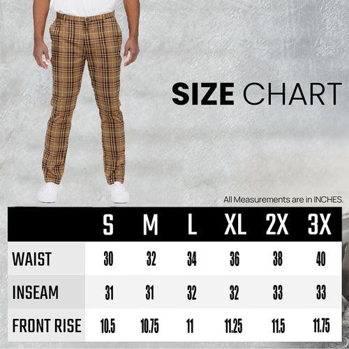 Plaid Slim Fit Trouser Pants-shopluxelook.store