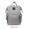 Fashion Maternity Nappy Bag - Light Gray