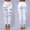 Ripped Jeans Women Skinny Trousers Casual High Waist Pencil Pants-shopluxelook.store