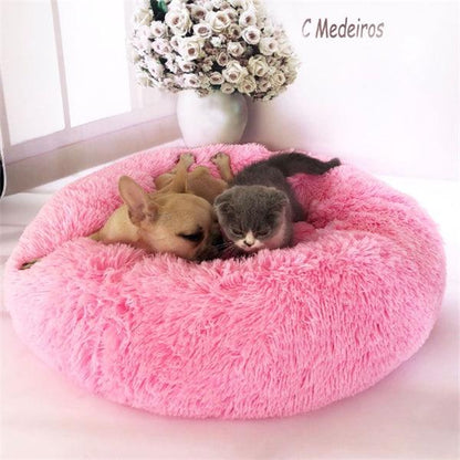 Round Long Hairy Autumn And Winter Nest Pad Cat Mattress-shopluxelook.store