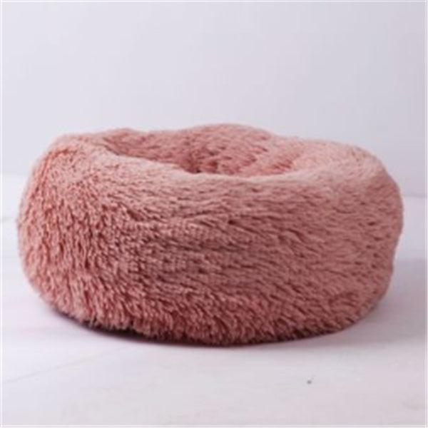 round long hairy cat mattress-Round Long Hairy Autumn And Winter Nest Pad Cat Mattress-shopluxelook.store