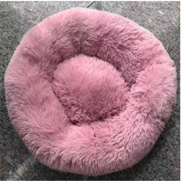 round long hairy cat mattress-Round Long Hairy Autumn And Winter Nest Pad Cat Mattress-shopluxelook.store