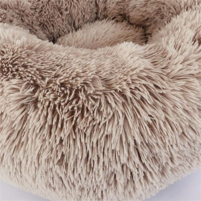 Round Long Hairy Autumn And Winter Nest Pad Cat Mattress-shopluxelook.store