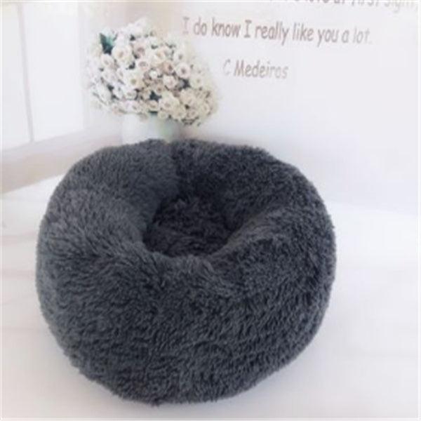 round long hairy cat mattress-Round Long Hairy Autumn And Winter Nest Pad Cat Mattress-shopluxelook.store