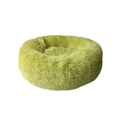 Round Long Hairy Autumn And Winter Nest Pad Cat Mattress-shopluxelook.store