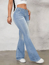 SHEIN ICON Flare Leg Jeans-shopluxelook.store