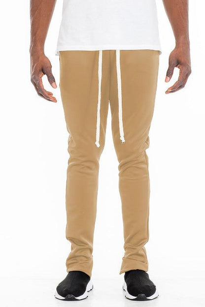 SOLID TRACK PANTS - shopluxelook.store 