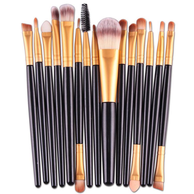 makeup brushes-Set Of 15 Makeup Brushes-shopluxelook.store