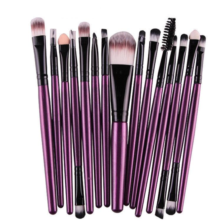 Set Of 15 Makeup Brushes-shopluxelook.store