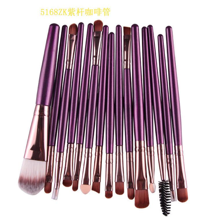 makeup brushes-Set Of 15 Makeup Brushes-shopluxelook.store