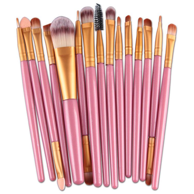 Set Of 15 Makeup Brushes-shopluxelook.store