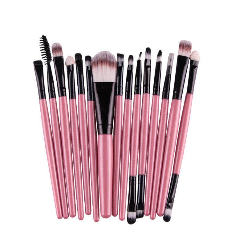 Set Of 15 Makeup Brushes-shopluxelook.store