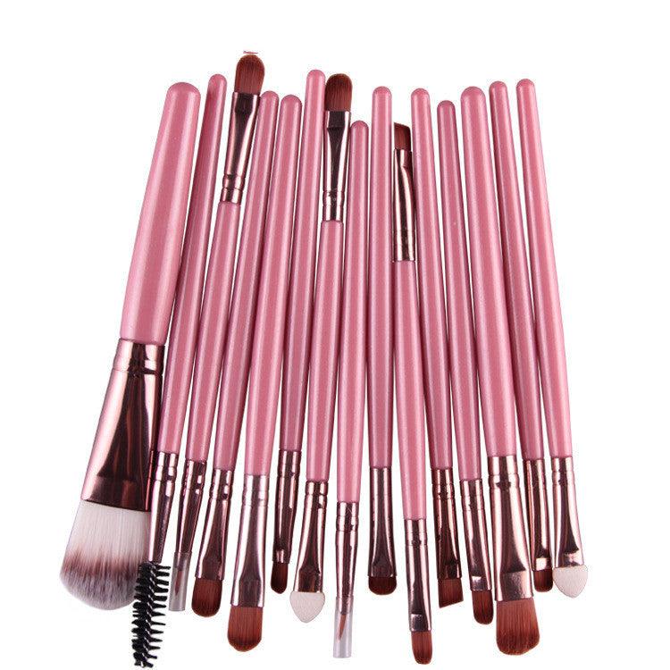 makeup brushes-Set Of 15 Makeup Brushes-shopluxelook.store