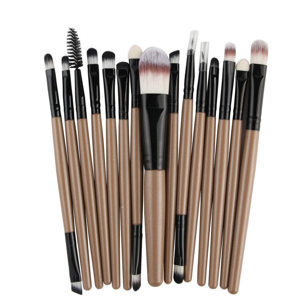 Set Of 15 Makeup Brushes-shopluxelook.store